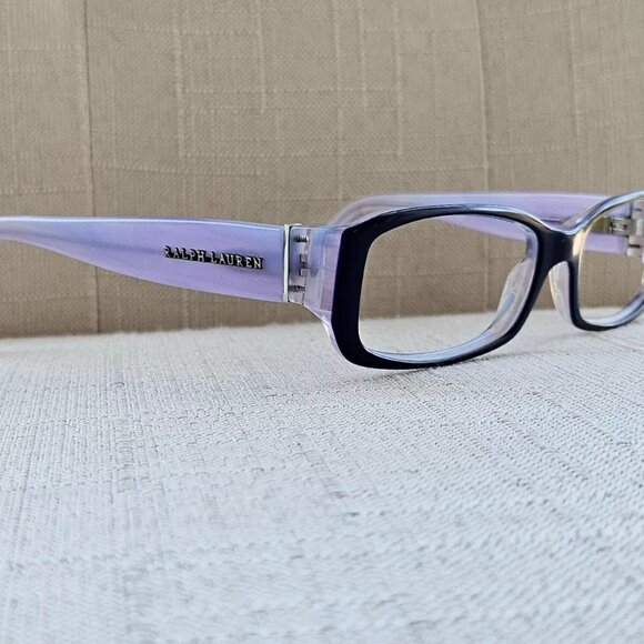 RL Ralph Lauren Women Glasses Frame Lilac/Black Eyeglasses RL6018 Made in Italy - Picture 2 of 12